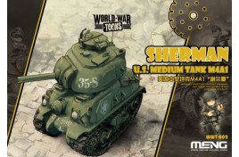 MENG MODEL TOON SERIES M4A1 SHERMAN US TANK  WORLD WAR TOONS